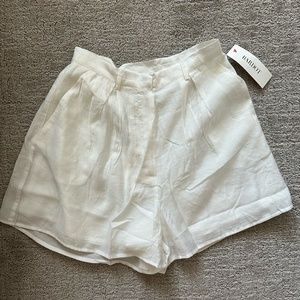 Bardot White Shorts